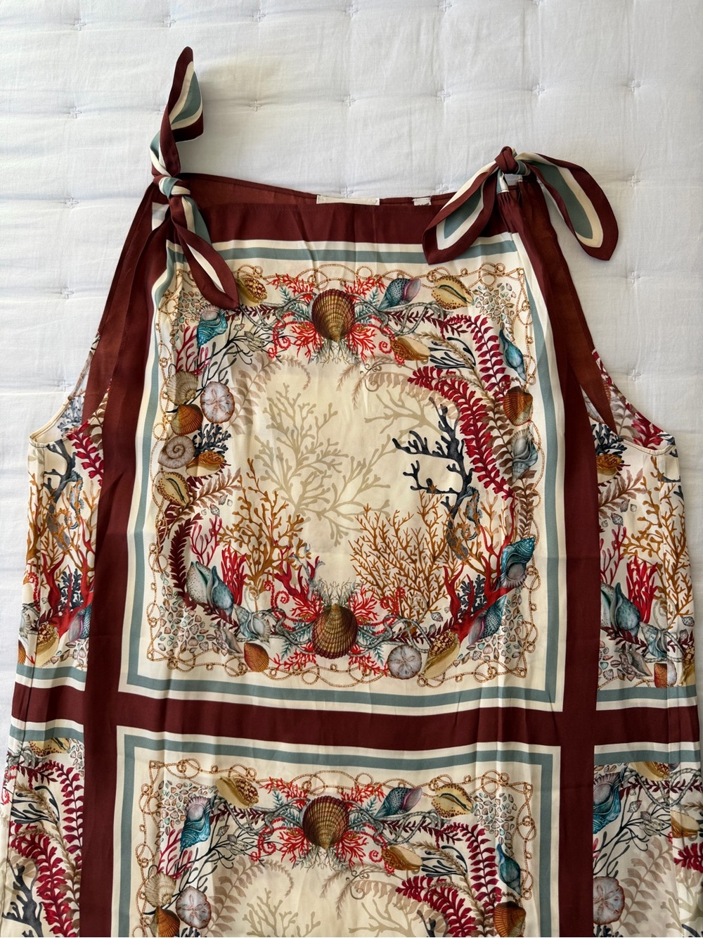 Doen Small Heirloom Malia Dress Mini in Coquillages des Biarritz - Picture 11 of 15